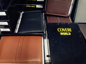 usnjena moška denarnica-COVERI-WORLD-, pravo usnje od 22,90 €